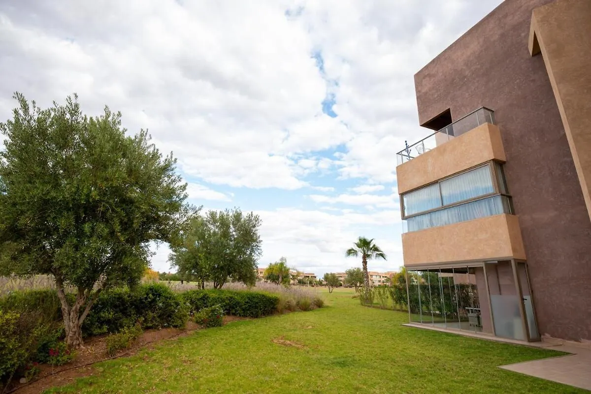 Modern 3Br Apartment With Pool & Golf Views Marrakesh Marocko